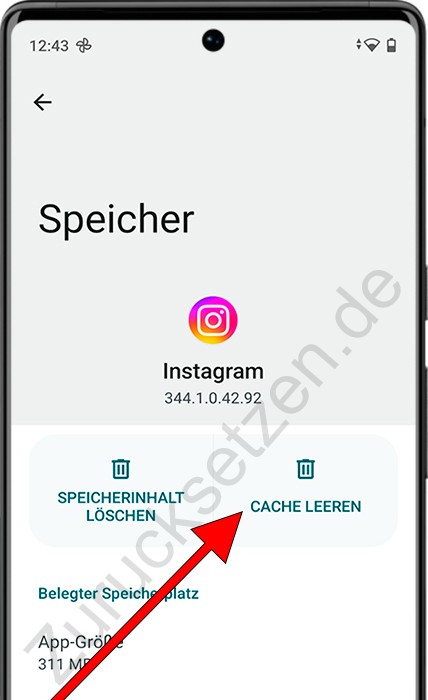 App-Cache leeren