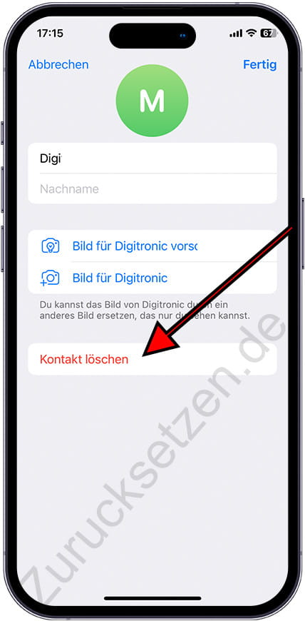 Bearbeiten Sie den Telegram-Kontakt auf dem iPhone