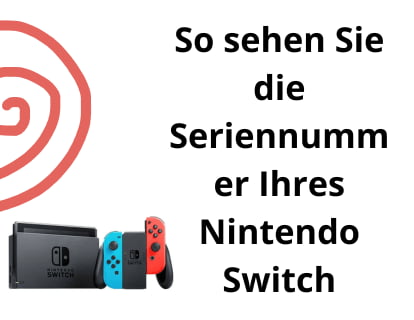 So sehen Sie die Seriennummer Ihres Nintendo Switch