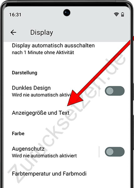 Android-Bildschirmgröße und Text