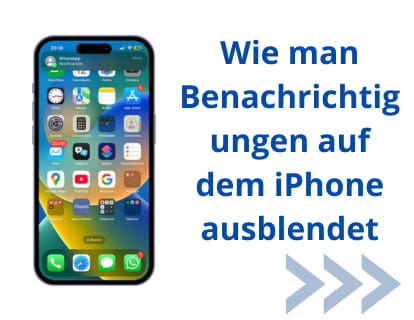 Wie man Benachrichtigungen auf dem iPhone ausblendet