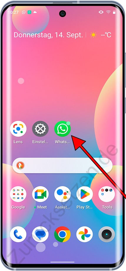 WhatsApp öffnen