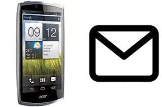 Richten Sie E-Mails auf dem Acer CloudMobile S500 ein