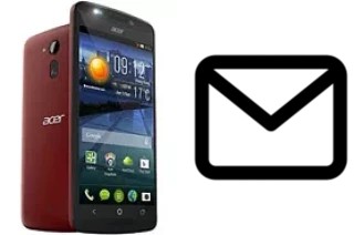 Richten Sie E-Mails auf dem Acer Liquid E700 ein