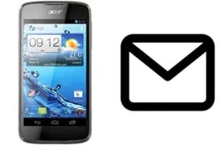 Richten Sie E-Mails auf dem Acer Liquid Gallant E350 ein