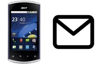 Richten Sie E-Mails auf dem Acer Liquid mini E310 ein