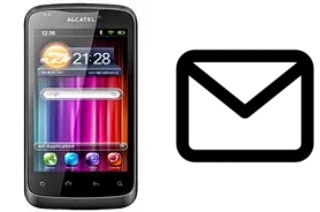 Richten Sie E-Mails auf dem alcatel OT-978 ein