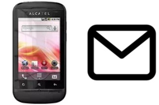 Richten Sie E-Mails auf dem alcatel OT-918 ein