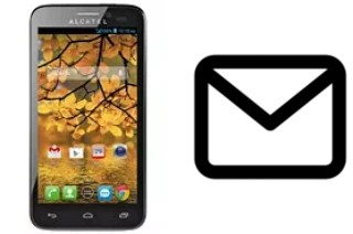 Richten Sie E-Mails auf dem alcatel Fierce ein