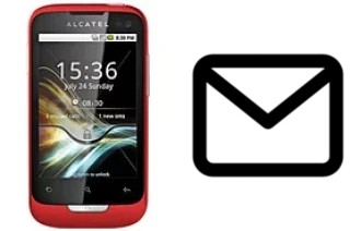 Richten Sie E-Mails auf dem alcatel OT-985 ein