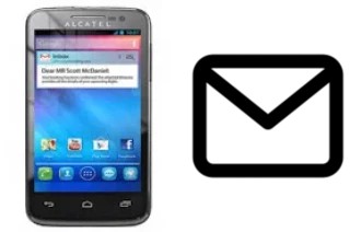 Richten Sie E-Mails auf dem alcatel One Touch M'Pop ein