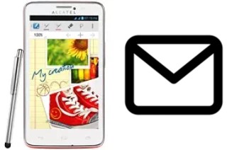 Richten Sie E-Mails auf dem alcatel One Touch Scribe Easy ein