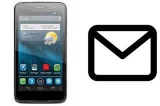 Richten Sie E-Mails auf dem alcatel One Touch Scribe HD-LTE ein