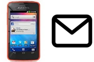 Richten Sie E-Mails auf dem alcatel One Touch T'Pop ein