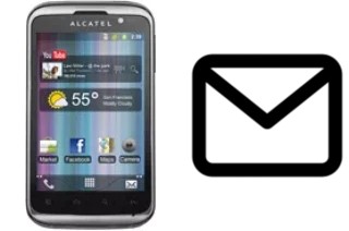 Richten Sie E-Mails auf dem alcatel OT-991 ein