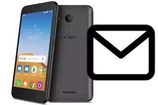 Richten Sie E-Mails auf dem Alcatel Tetra ein