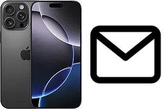 Richten Sie E-Mails auf dem Apple iPhone 16 Pro Max ein