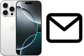 Richten Sie E-Mails auf dem Apple iPhone 16 Pro ein