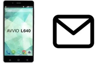 Richten Sie E-Mails auf dem Avvio L640 ein