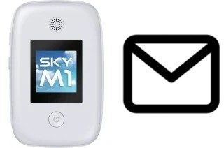 Richten Sie E-Mails auf dem Cloud Mobile Sky M1 ein