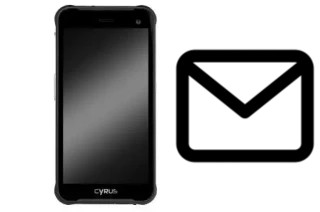 Richten Sie E-Mails auf dem Cyrus CS22 ein