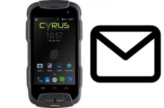 Richten Sie E-Mails auf dem Cyrus CS23 ein