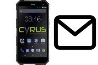 Richten Sie E-Mails auf dem Cyrus CS24 ein