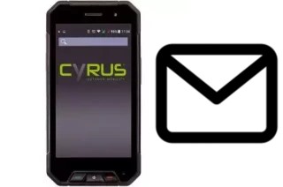 Richten Sie E-Mails auf dem Cyrus CS27 ein