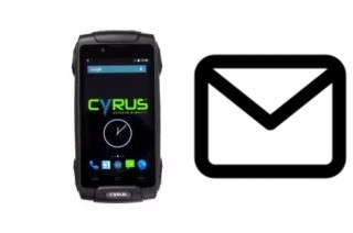 Richten Sie E-Mails auf dem Cyrus CS30 ein