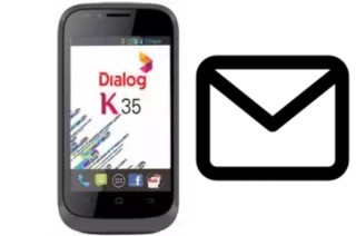 Richten Sie E-Mails auf dem Dialog K35 ein