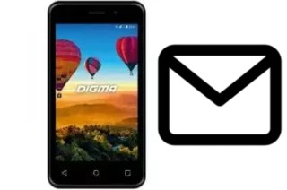 Richten Sie E-Mails auf dem Digma Linx Alfa 3G ein