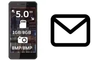 Richten Sie E-Mails auf dem Digma Vox Flash 4G ein