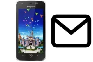 Richten Sie E-Mails auf dem Disney Mobile DM001C Mickey ein