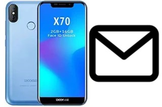 Richten Sie E-Mails auf dem Doogee X70 ein