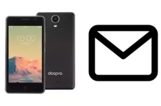 Richten Sie E-Mails auf dem Doopro P4 Pro ein