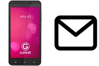 Richten Sie E-Mails auf dem Gigabyte GSmart Arty A3 ein