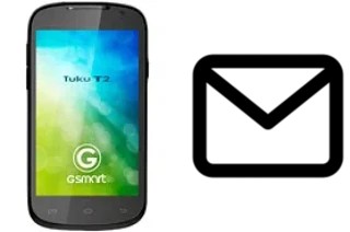 Richten Sie E-Mails auf dem Gigabyte GSmart Tuku T2 ein