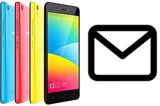 Richten Sie E-Mails auf dem Gionee Pioneer P5W ein