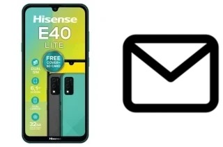 Richten Sie E-Mails auf dem HiSense E40 LITE ein