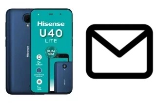 Richten Sie E-Mails auf dem HiSense U40 Lite ein