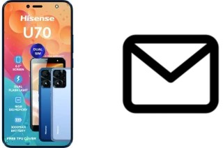 Richten Sie E-Mails auf dem HiSense U70 ein