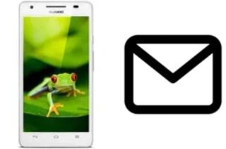 Richten Sie E-Mails auf dem Honor 3 ein