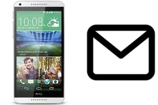 Richten Sie E-Mails auf dem HTC Desire 816G dual sim ein