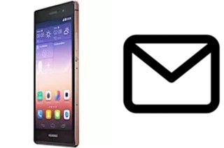 Richten Sie E-Mails auf dem Huawei Ascend P7 Sapphire Edition ein