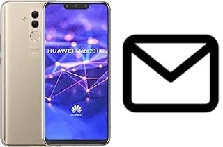 Richten Sie E-Mails auf dem Huawei Mate 20 lite ein