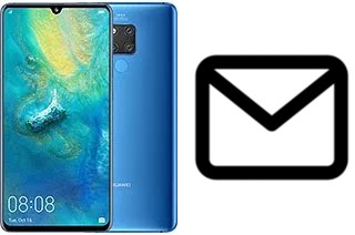 Richten Sie E-Mails auf dem Huawei Mate 20 X ein