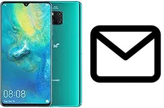 Richten Sie E-Mails auf dem Huawei Mate 20 X (5G) ein