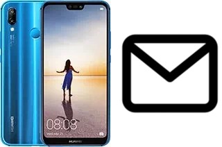 Richten Sie E-Mails auf dem Huawei P20 lite ein