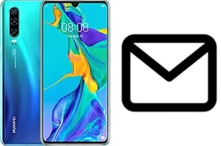 Richten Sie E-Mails auf dem Huawei P30 ein