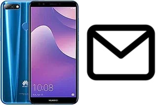 Richten Sie E-Mails auf dem Huawei Y7 Prime (2018) ein